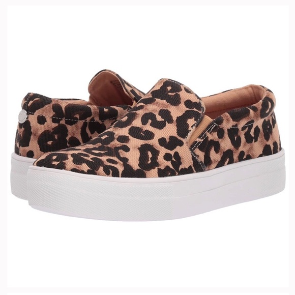 leopard print slip on sneakers steve madden
